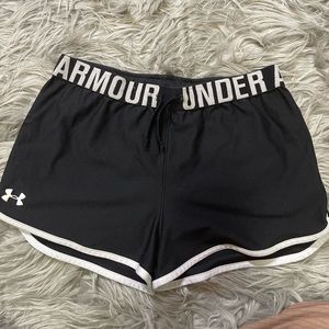 UA black shorts